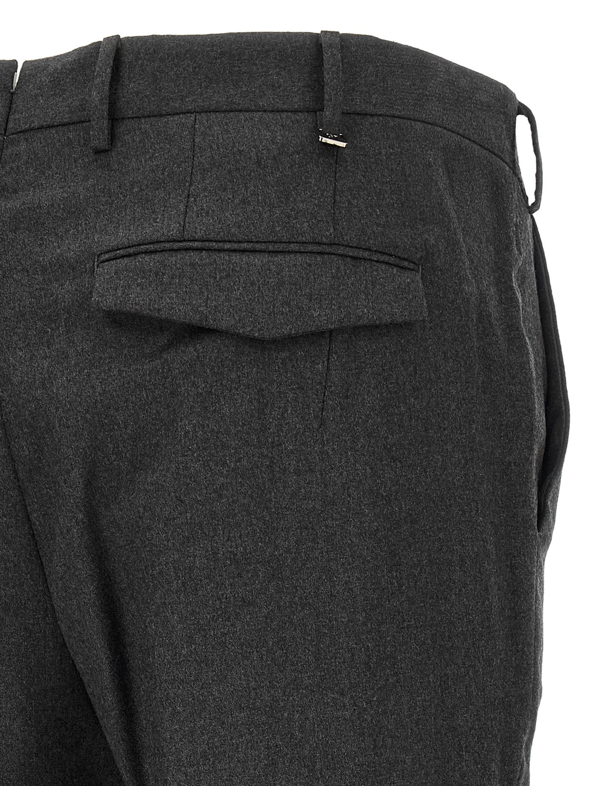 PT Torino Graue Hose aus reiner Schurwolle