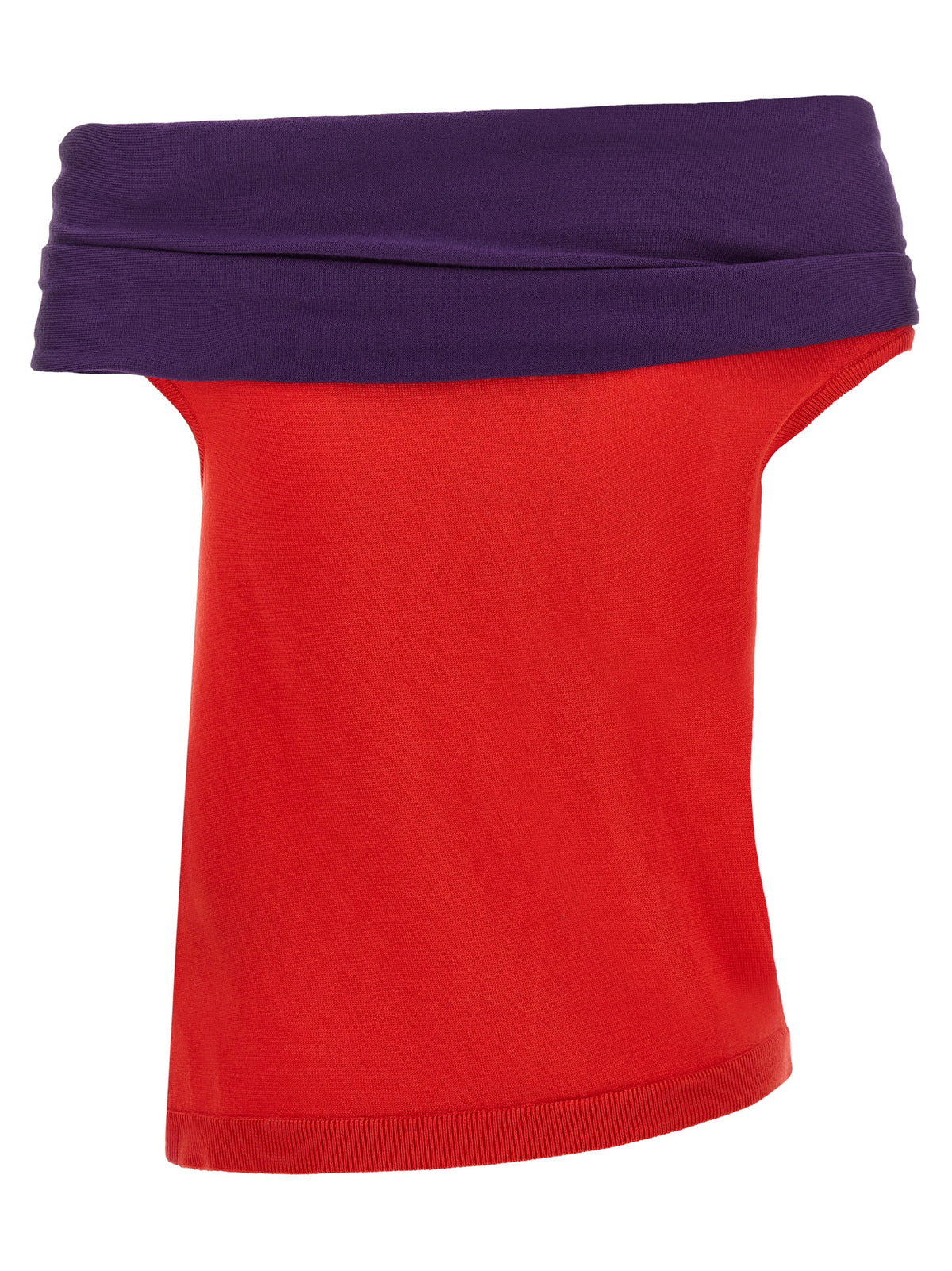 J.W.Anderson Ärmelloses T-Shirt aus roter Wolle