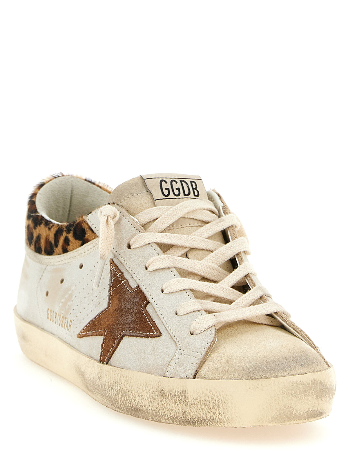 Golden Goose Mehrfarbige Low-Top-Sneaker aus Rindsleder