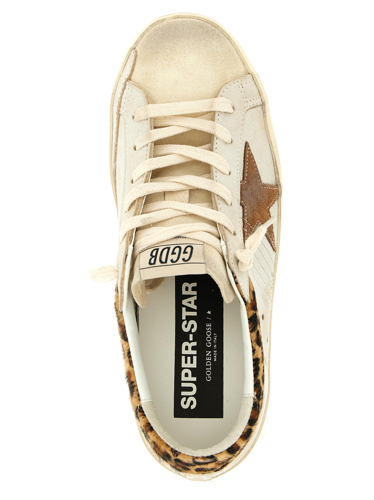 Golden Goose Mehrfarbige Low-Top-Sneaker aus Rindsleder