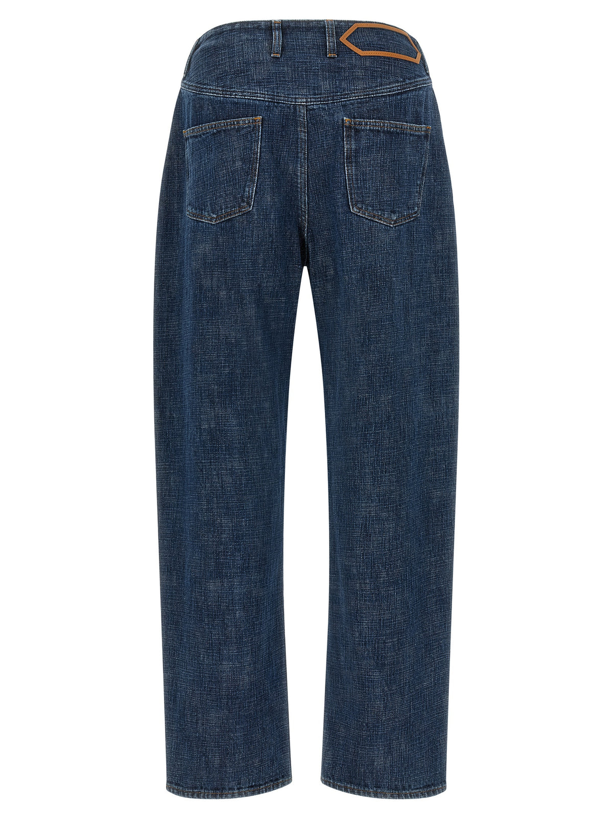 Jacquemus Blaue Jeans aus Bio-Baumwolle im Relaxed Fit