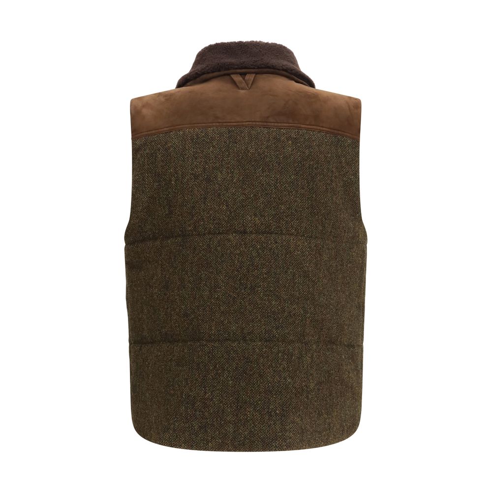 Valstar Ärmellose Bicolor-Wolljacke Oves Aries