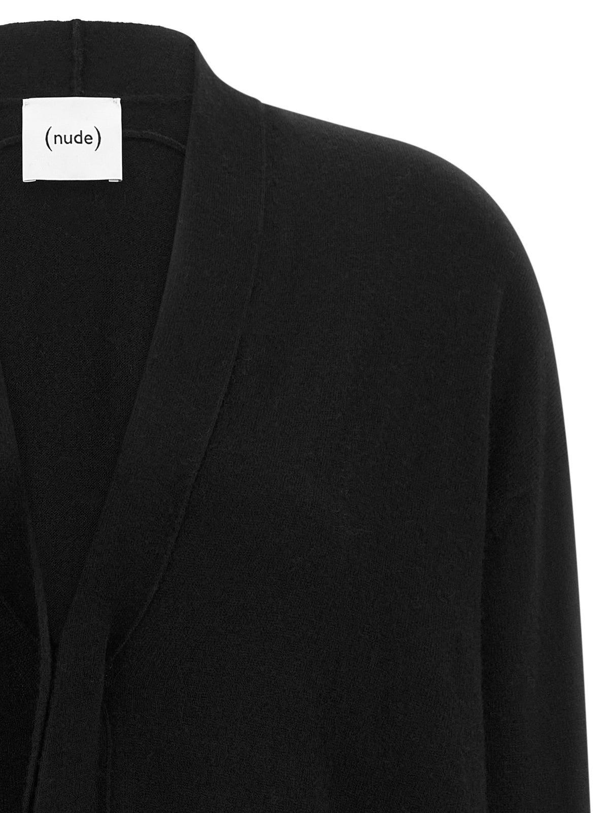 NUDE Schwarzer Wollcardigan