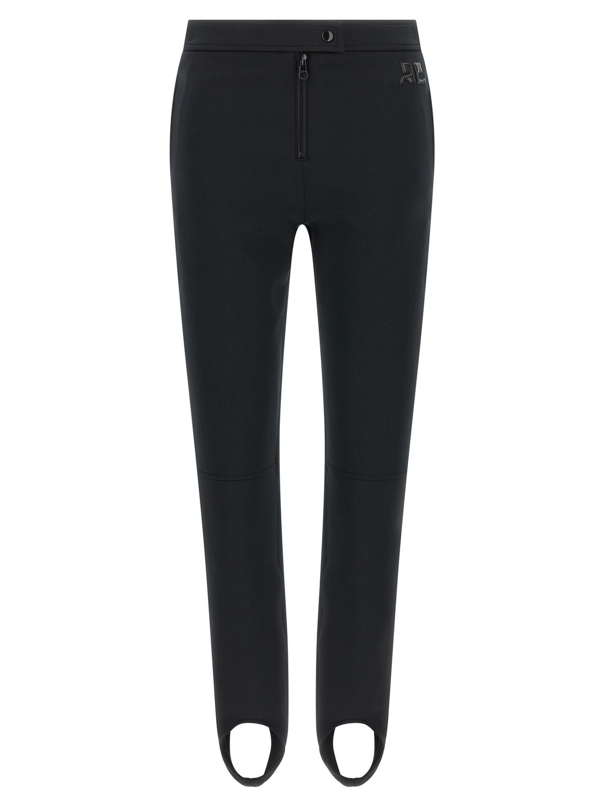 Courrèges Schwarze Freizeithose aus Polyester