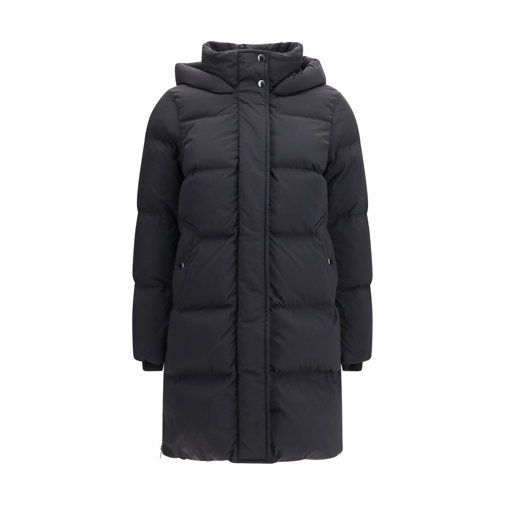 Woolrich Schwarzer Polyamid-Mantel