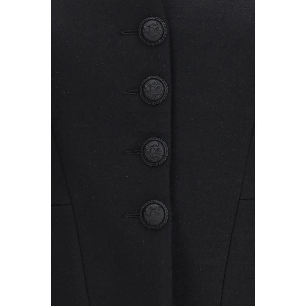 Nissa Schwarze Polyester-Jacke