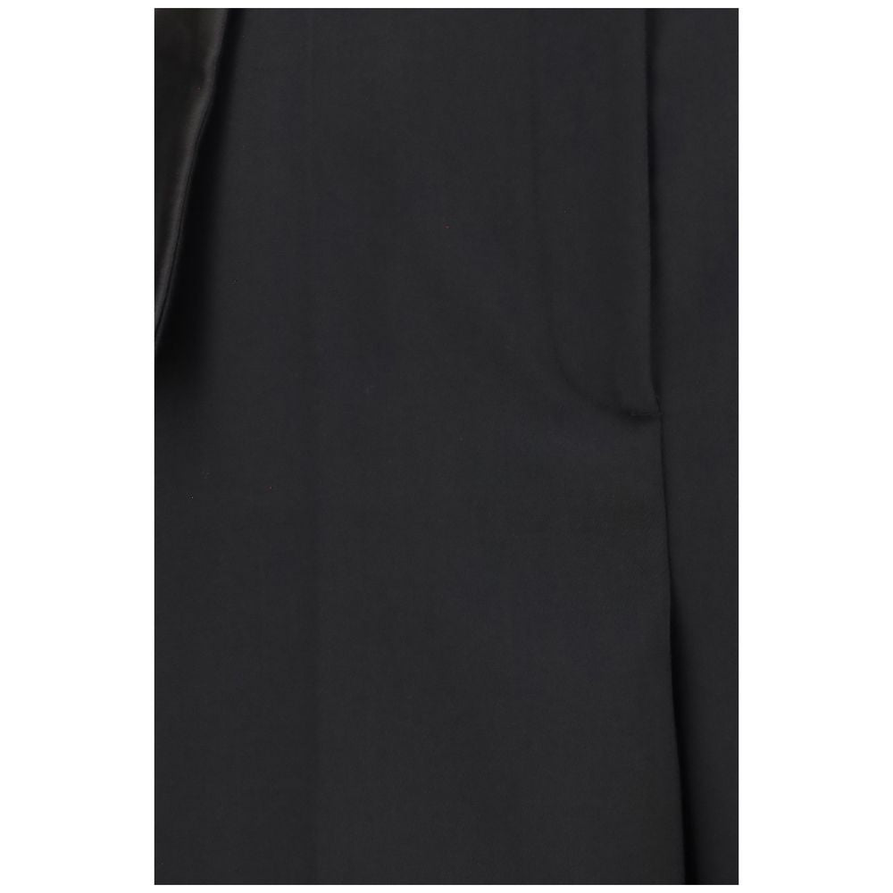 Nissa Schwarze Hose aus recyceltem Polyester