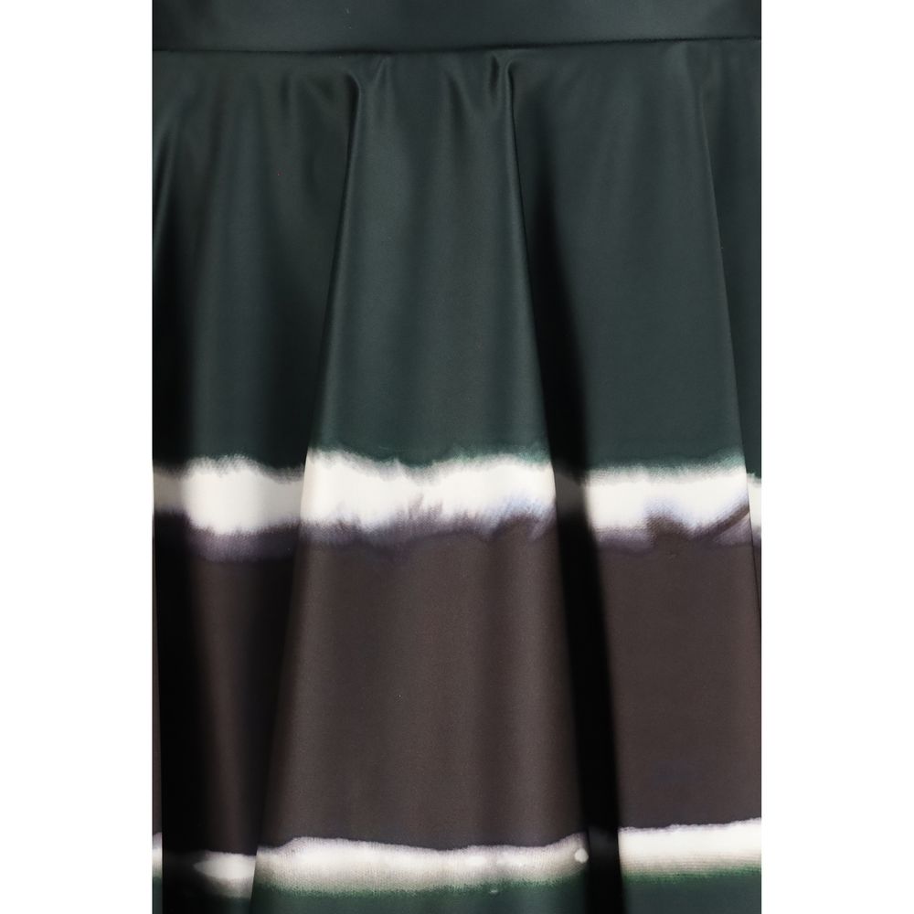 Sara Roka Mehrfarbiger Polyester-Maxirock