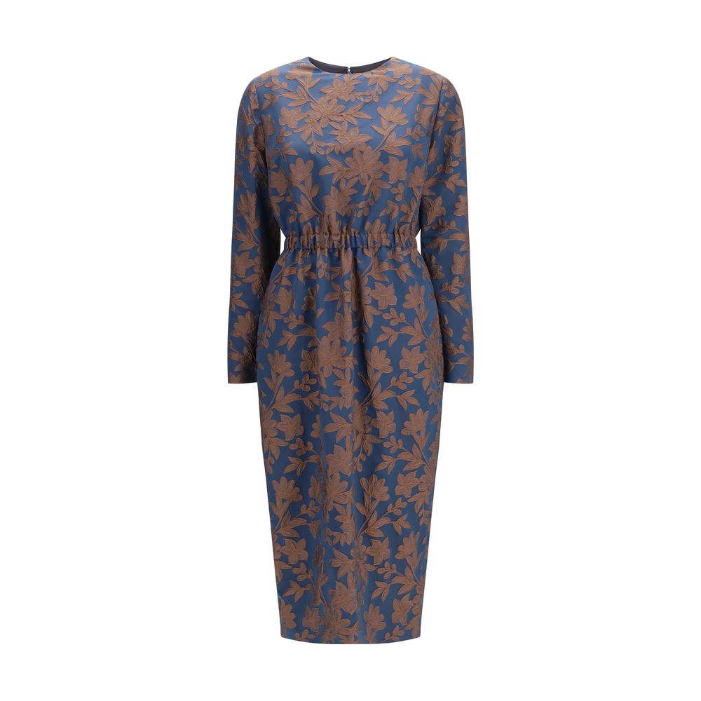 Sara Roka Mehrfarbiges Polyester-Cocktailkleid