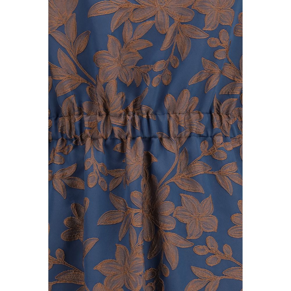 Sara Roka Mehrfarbiges Polyester-Cocktailkleid