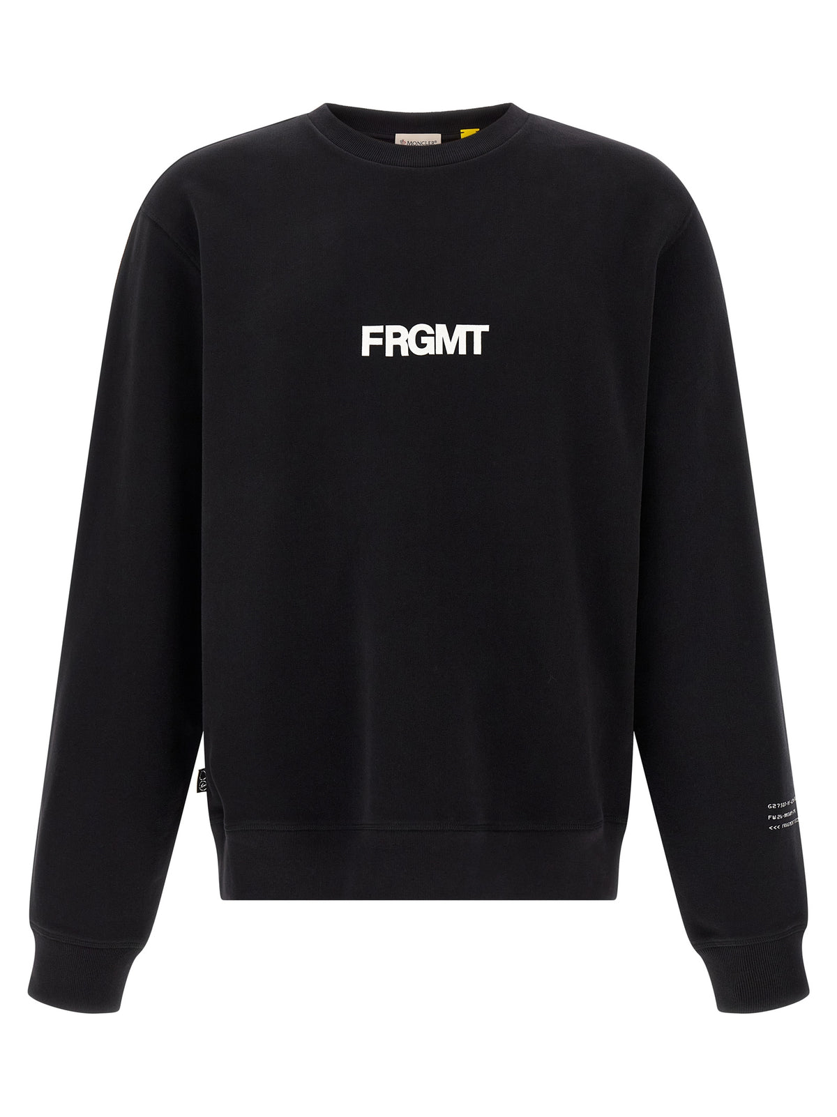 MONCLER GENIUS Schwarzer Baumwoll-Sweatshirt