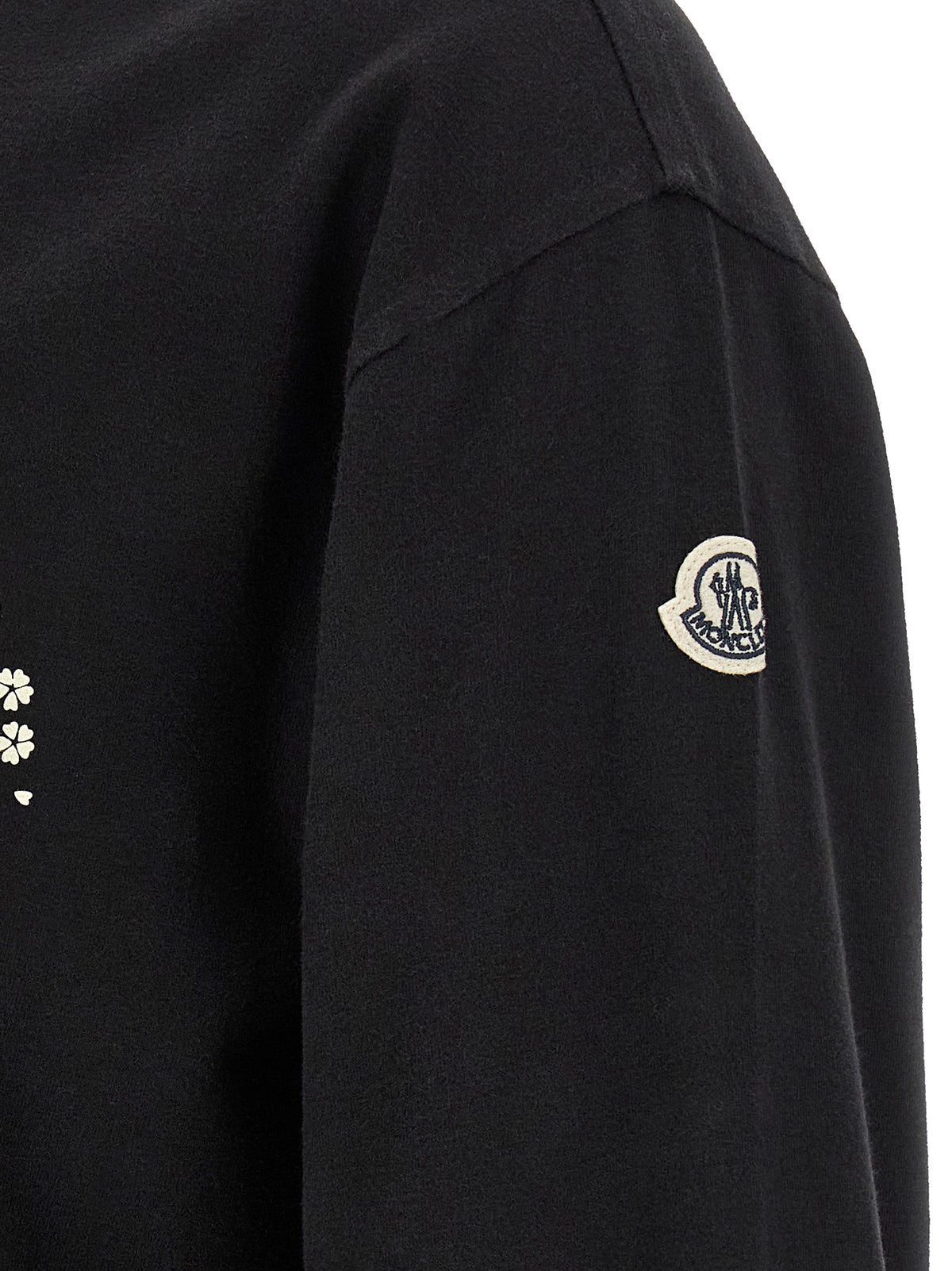 MONCLER GENIUS Schwarzes Baumwoll-T-Shirt