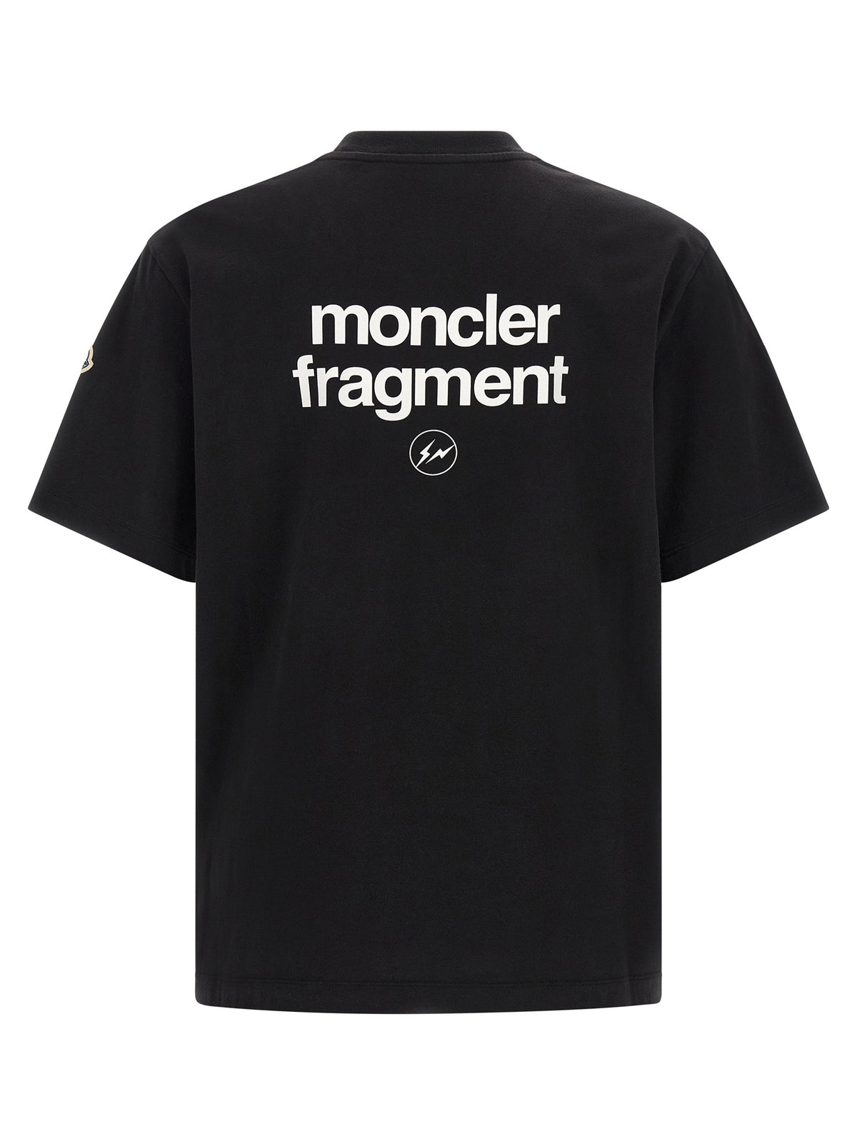 MONCLER GENIUS Schwarzes Baumwoll-T-Shirt