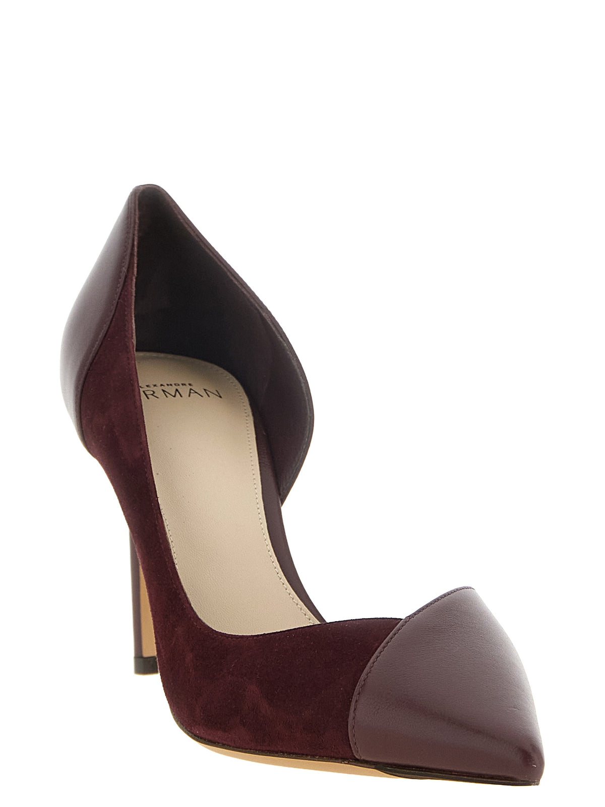 Alexandre Birman Rote Kalbsleder-Pumps mit hohem Absatz
