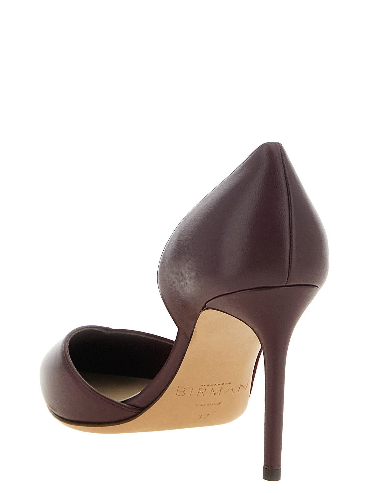 Alexandre Birman Rote Kalbsleder-Pumps mit hohem Absatz
