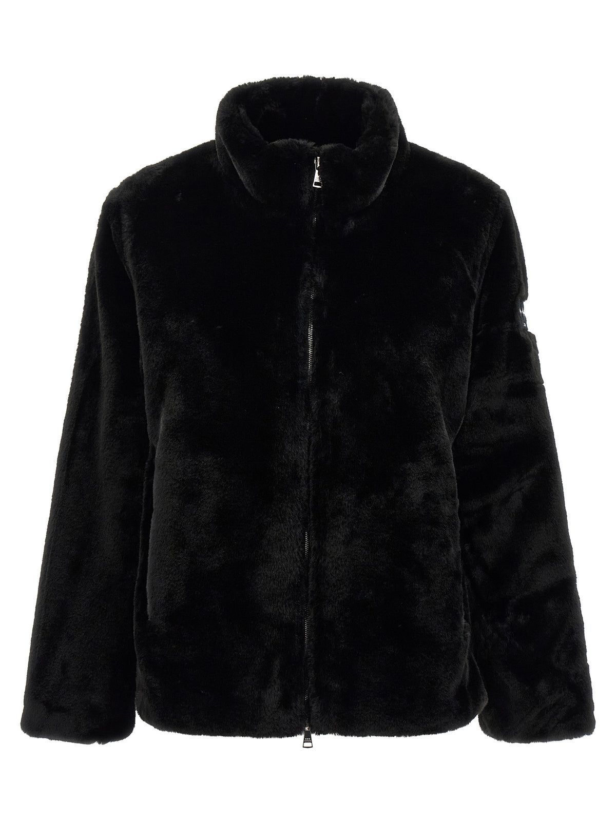 Tatras Schwarze Polyester-Jacke in voller Länge