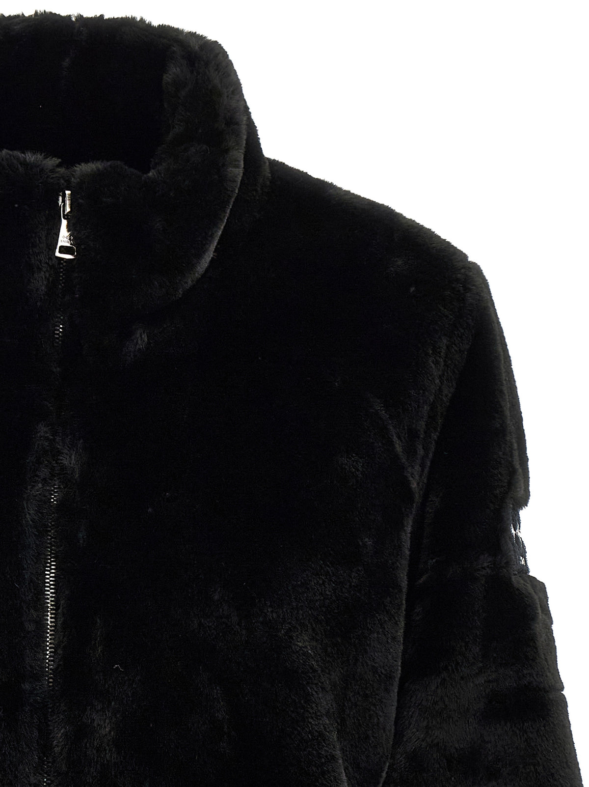 Tatras Schwarze Polyester-Jacke in voller Länge