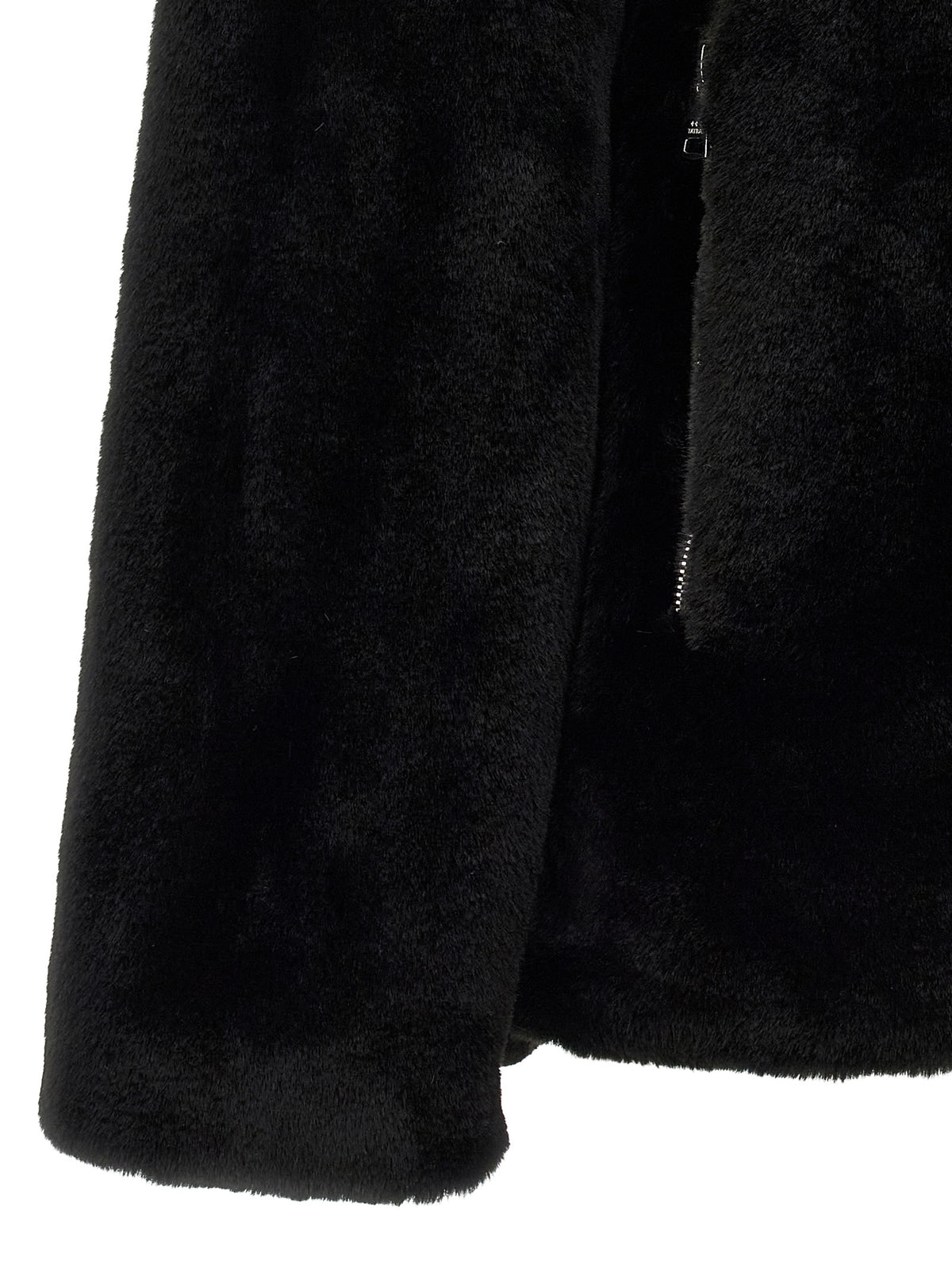 Tatras Schwarze Polyester-Jacke in voller Länge