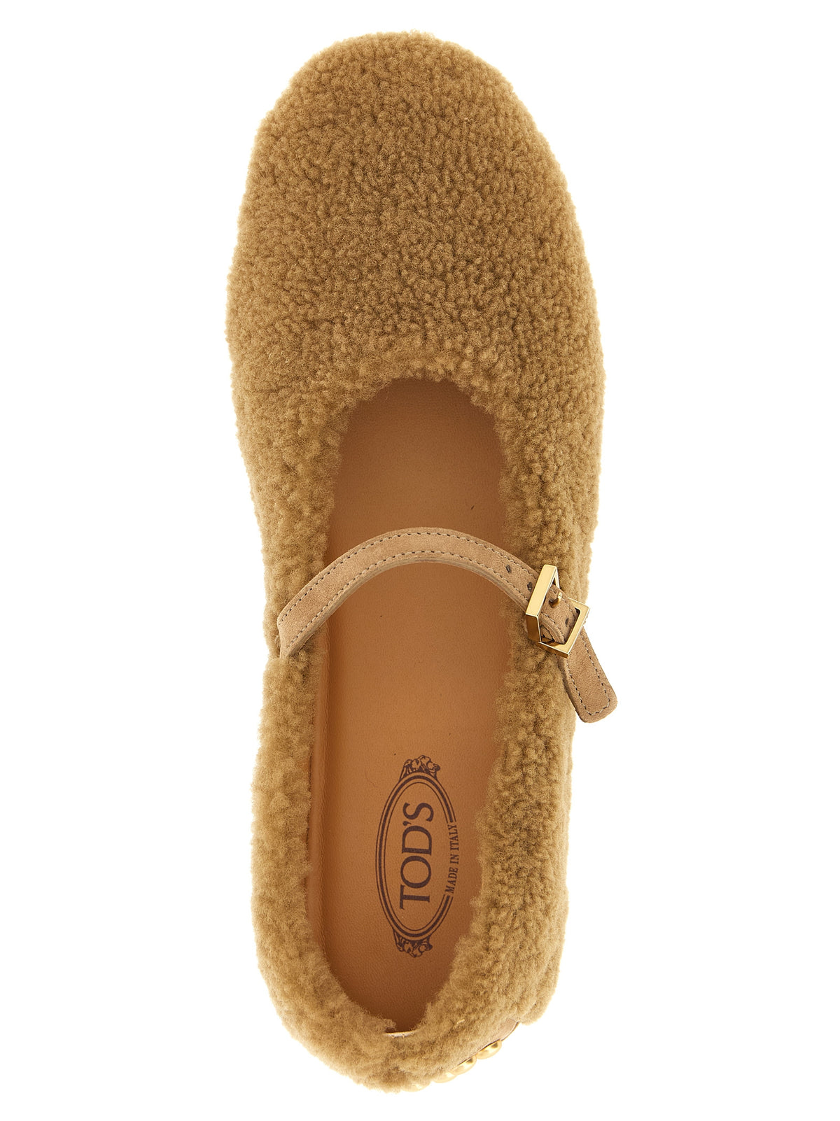 Tod's Beige Lammleder Ballerinas