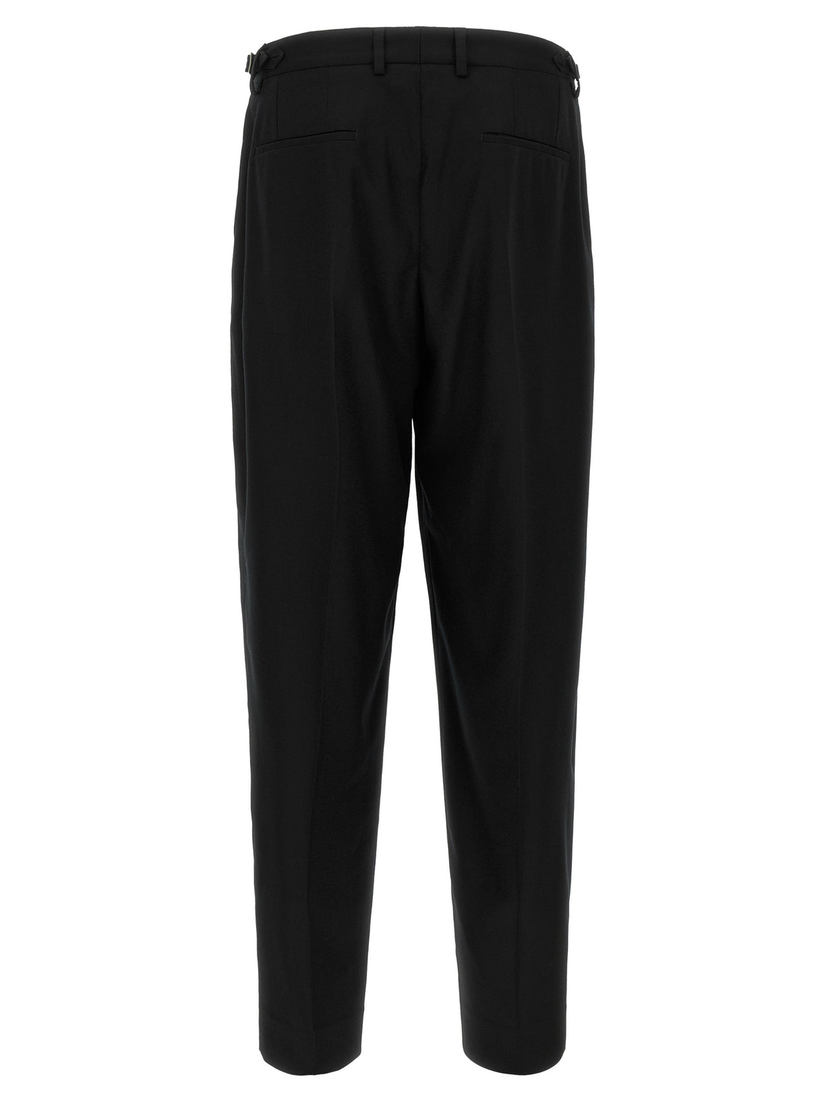 Dolce & Gabbana Schwarze Hose aus reiner Schurwolle