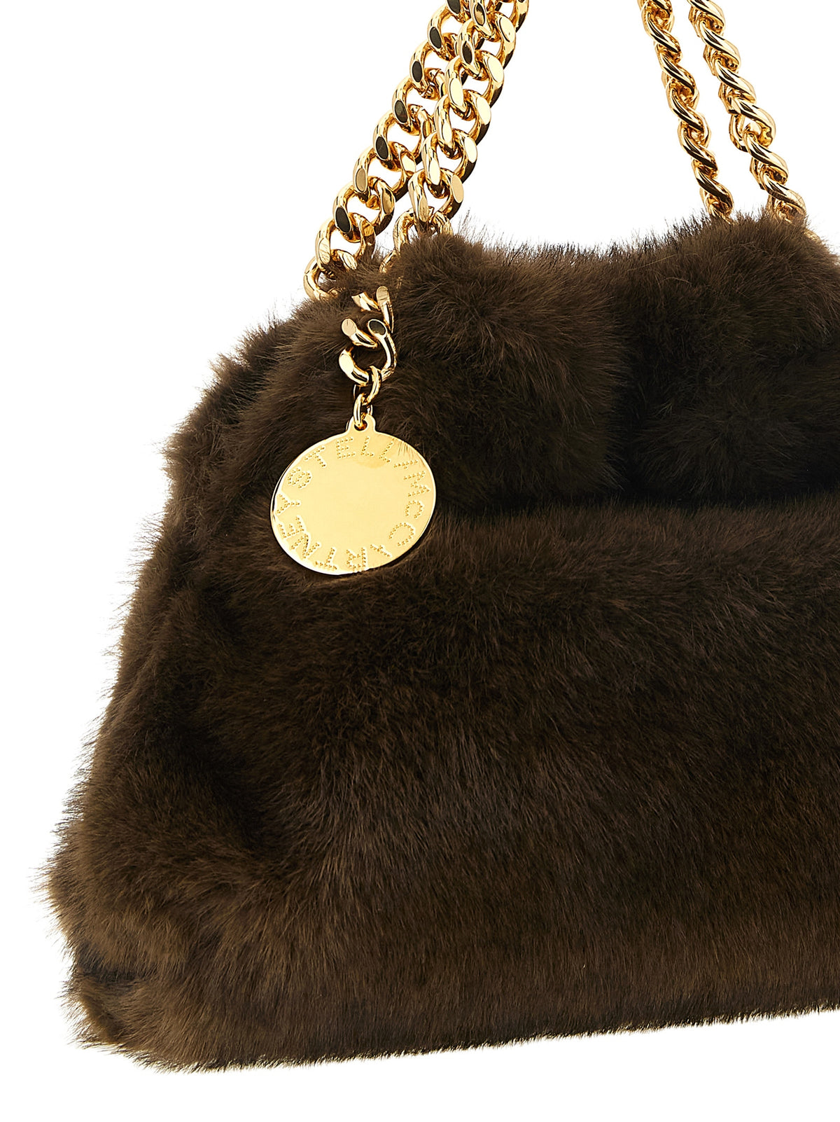 Stella McCartney Braune Handtasche aus Polyester