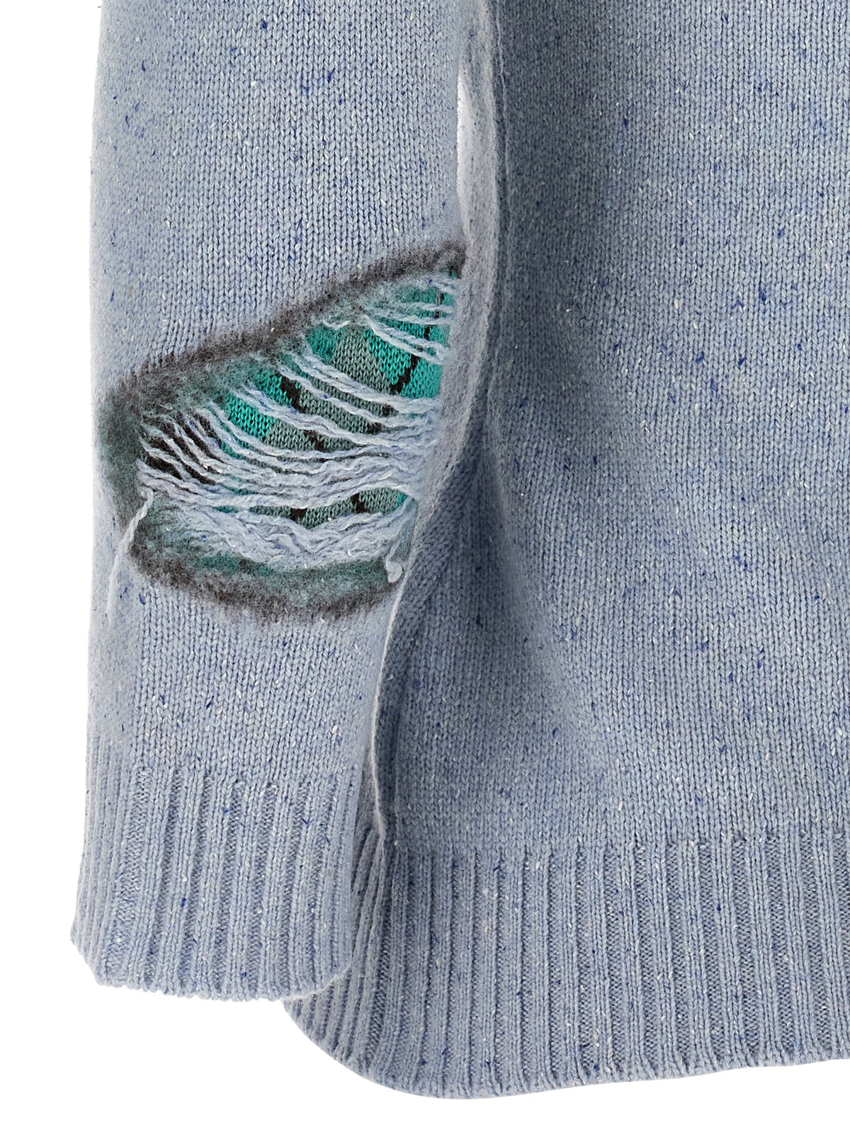 Moschino Blauer Wollcardigan