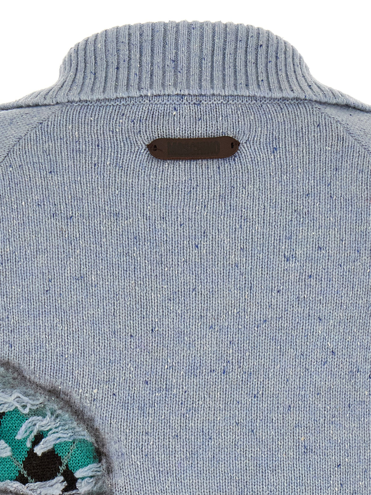 Moschino Blauer Wollcardigan