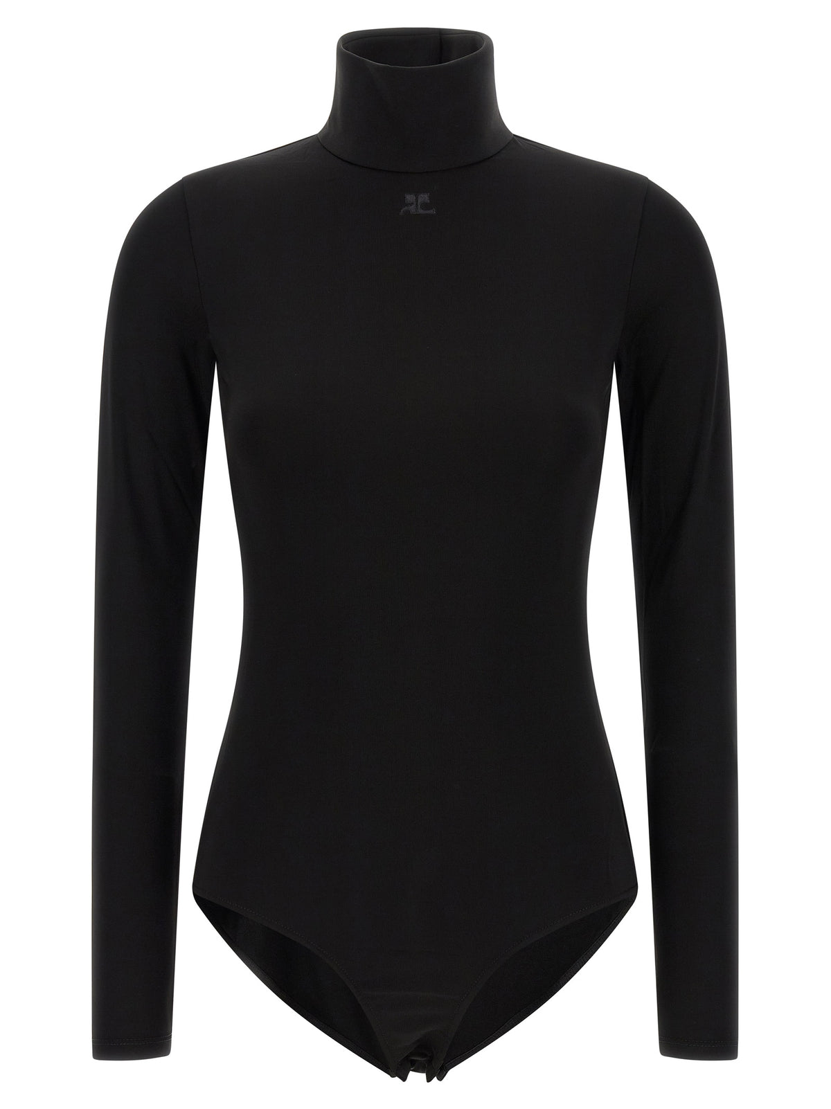 Courrèges Schwarzer Body aus Viskose
