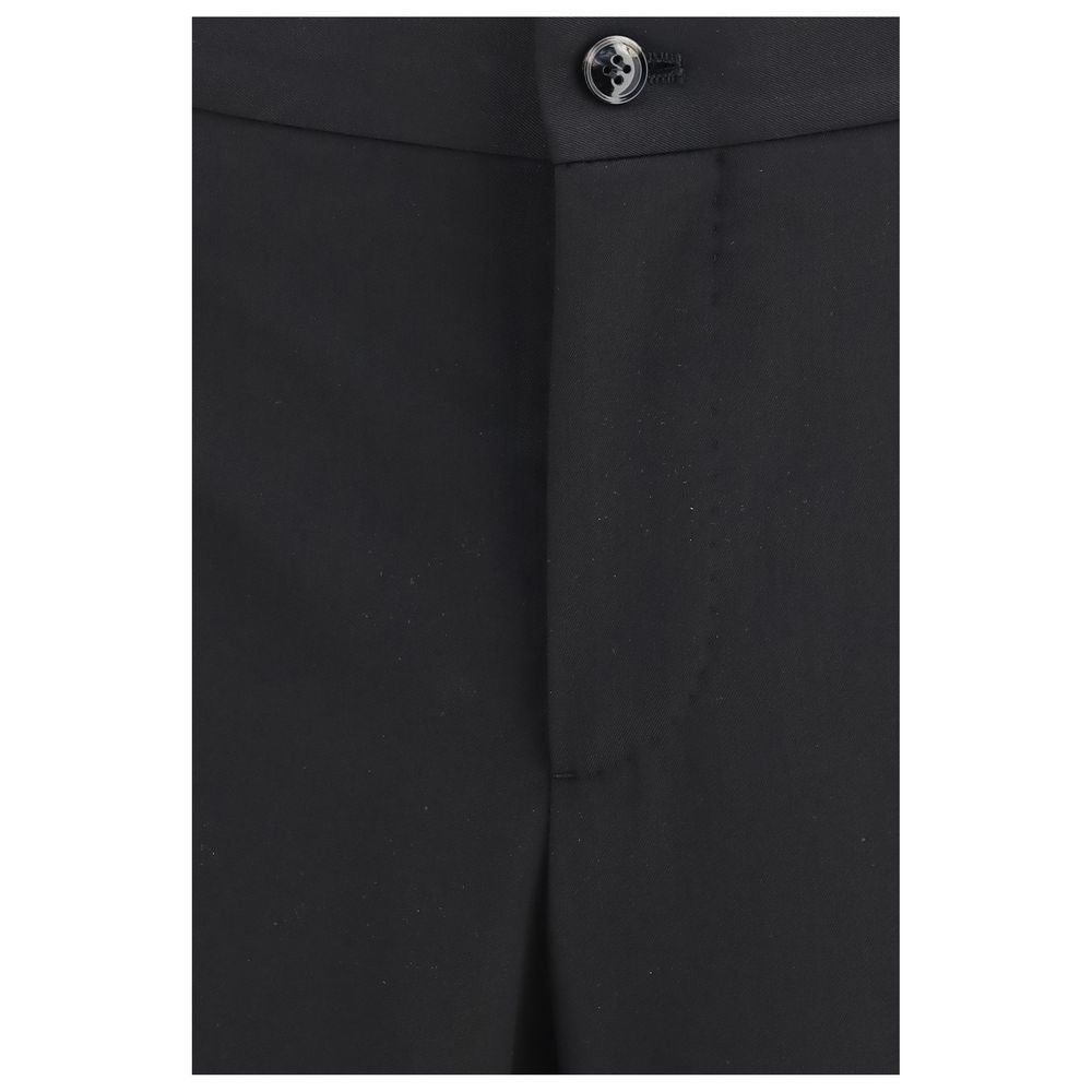 Giorgio Armani Anzug Aries aus schwarzer Wolle, zweiteilig