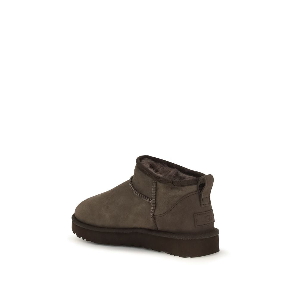 UGG Braune Wildleder-Ankle Boots