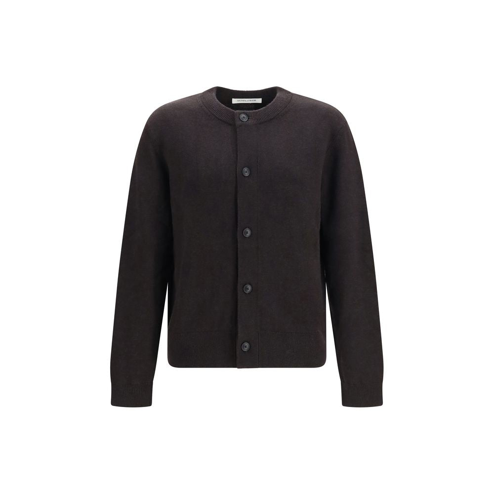 Sunflower Brauner Woll Cardigan Oves Aries
