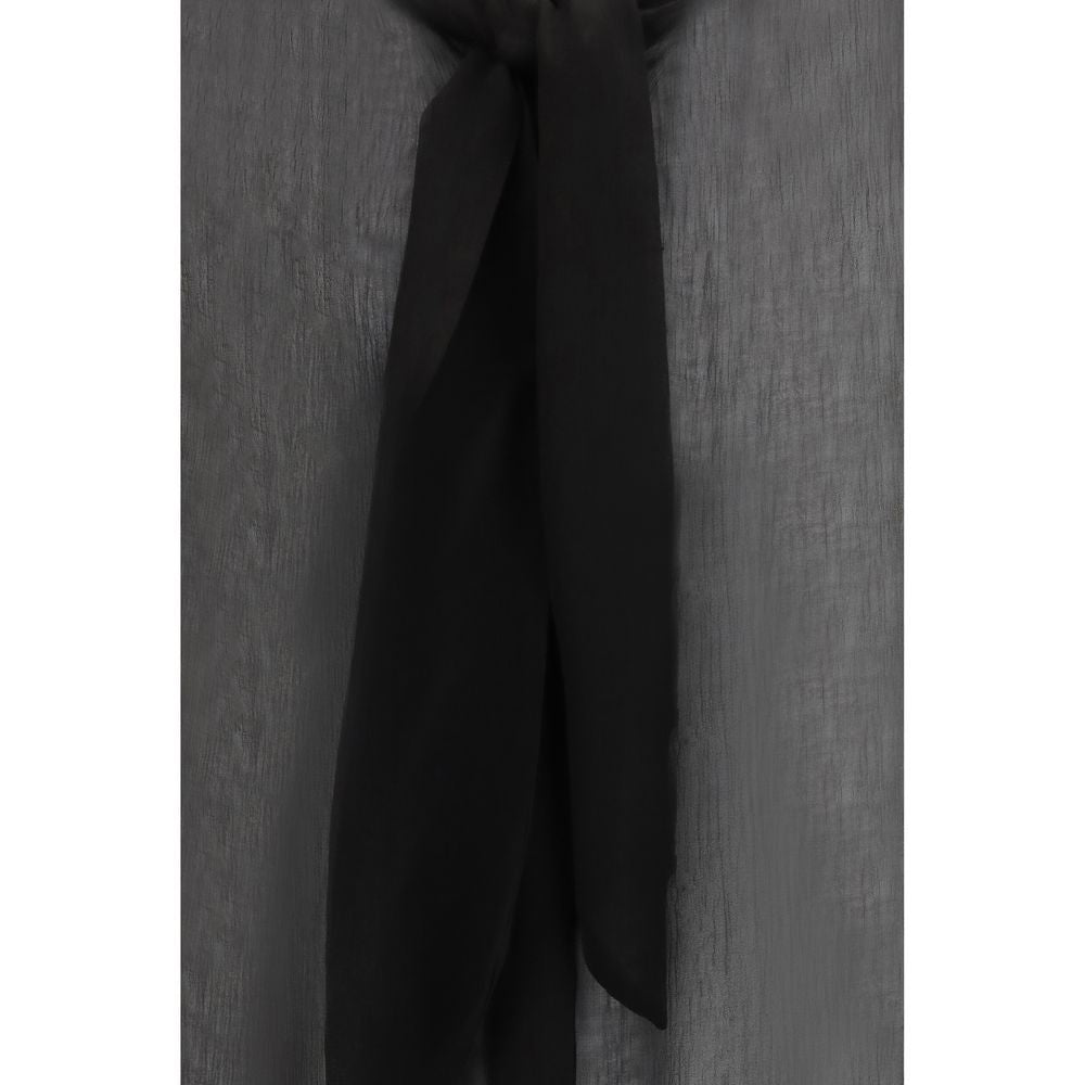 Lardini Schwarze Viskosebluse