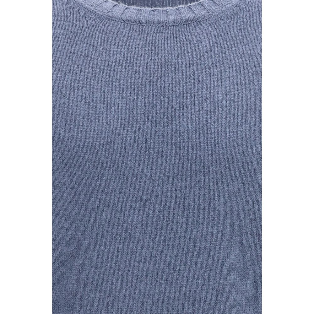 Piacenza Cashmere Blauer Kaschmirpullover