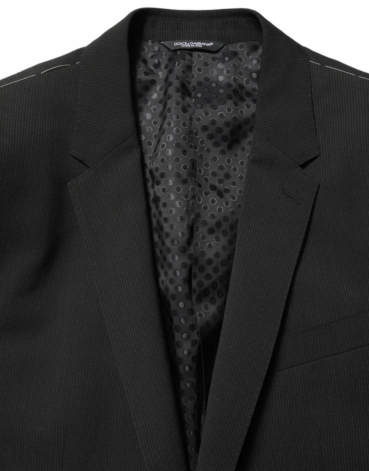 Dolce & Gabbana Dunkelgraues MARTINI Herren Sakko mit Einreiher
