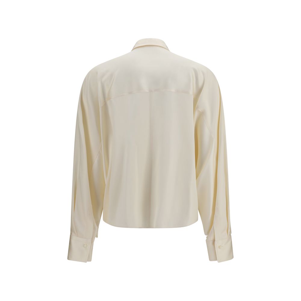 Brunello Cucinelli Beiges Seidenhemd