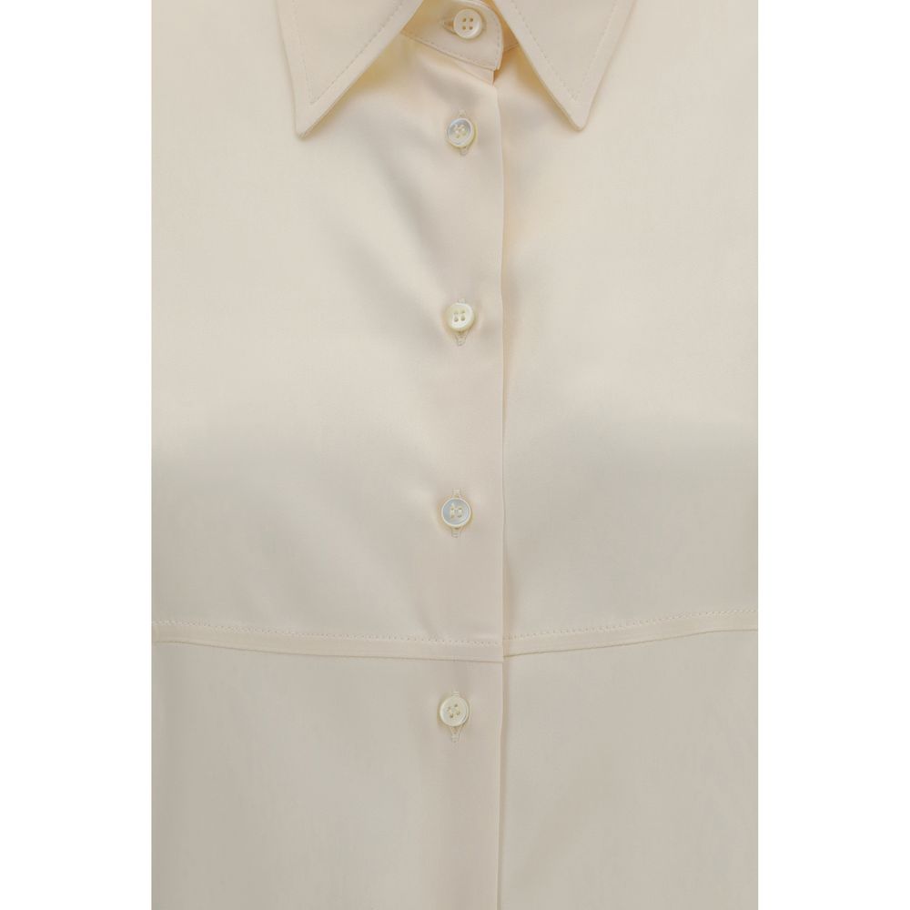 Brunello Cucinelli Beiges Seidenhemd