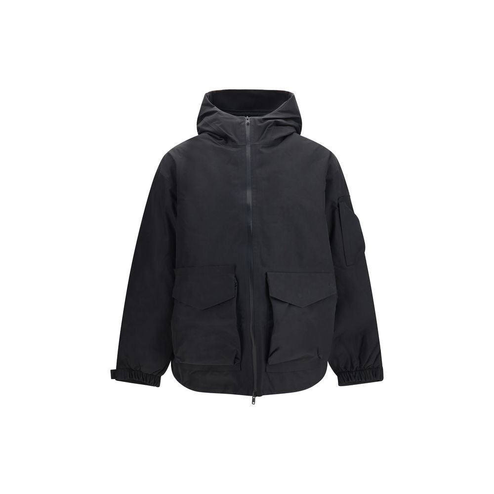 Y-3 Schwarze Jacke aus Polyethylen