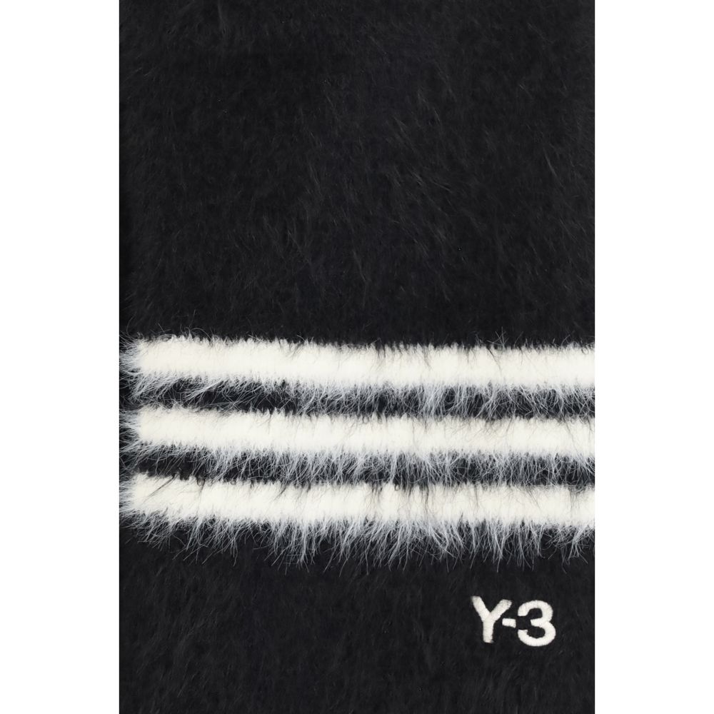 Y-3 Schal aus recyceltem Polyamid in Schwarz