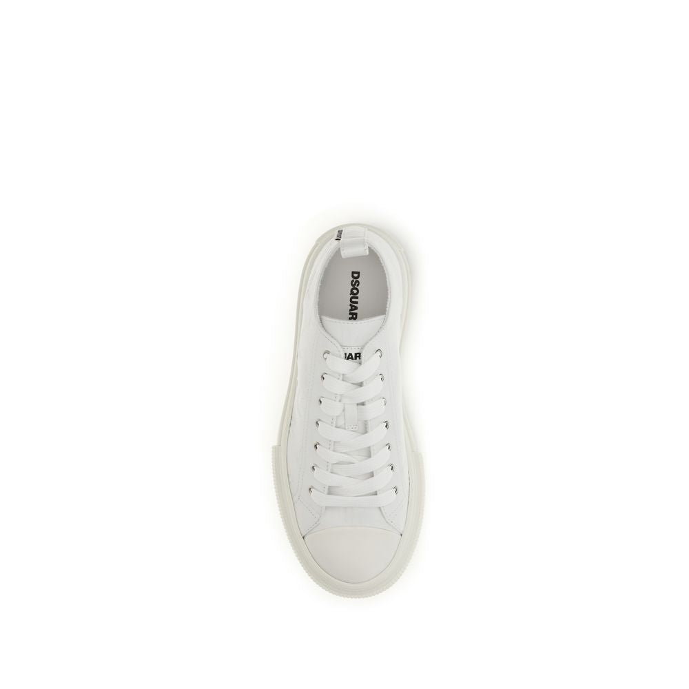 Dsquared² Weiße Plateau-Sneaker aus Polyethylen