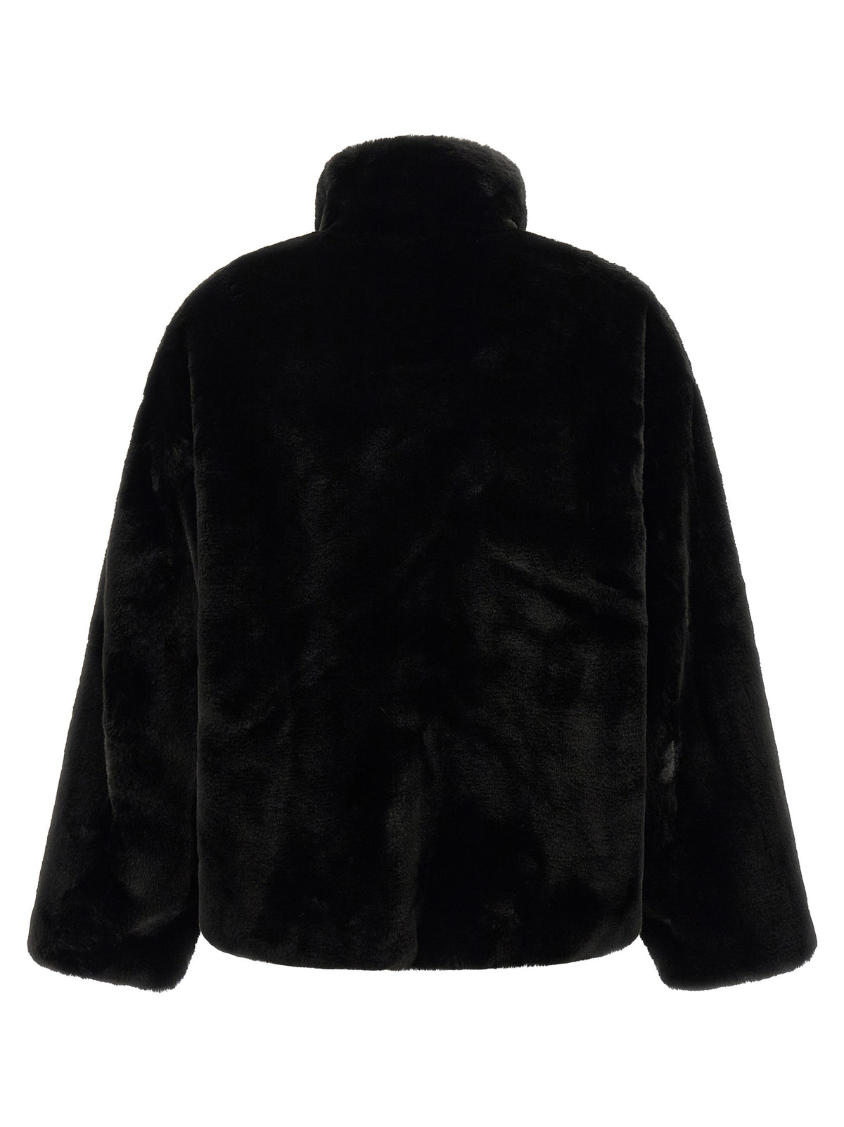Tatras Schwarze Polyester-Jacke in voller Länge