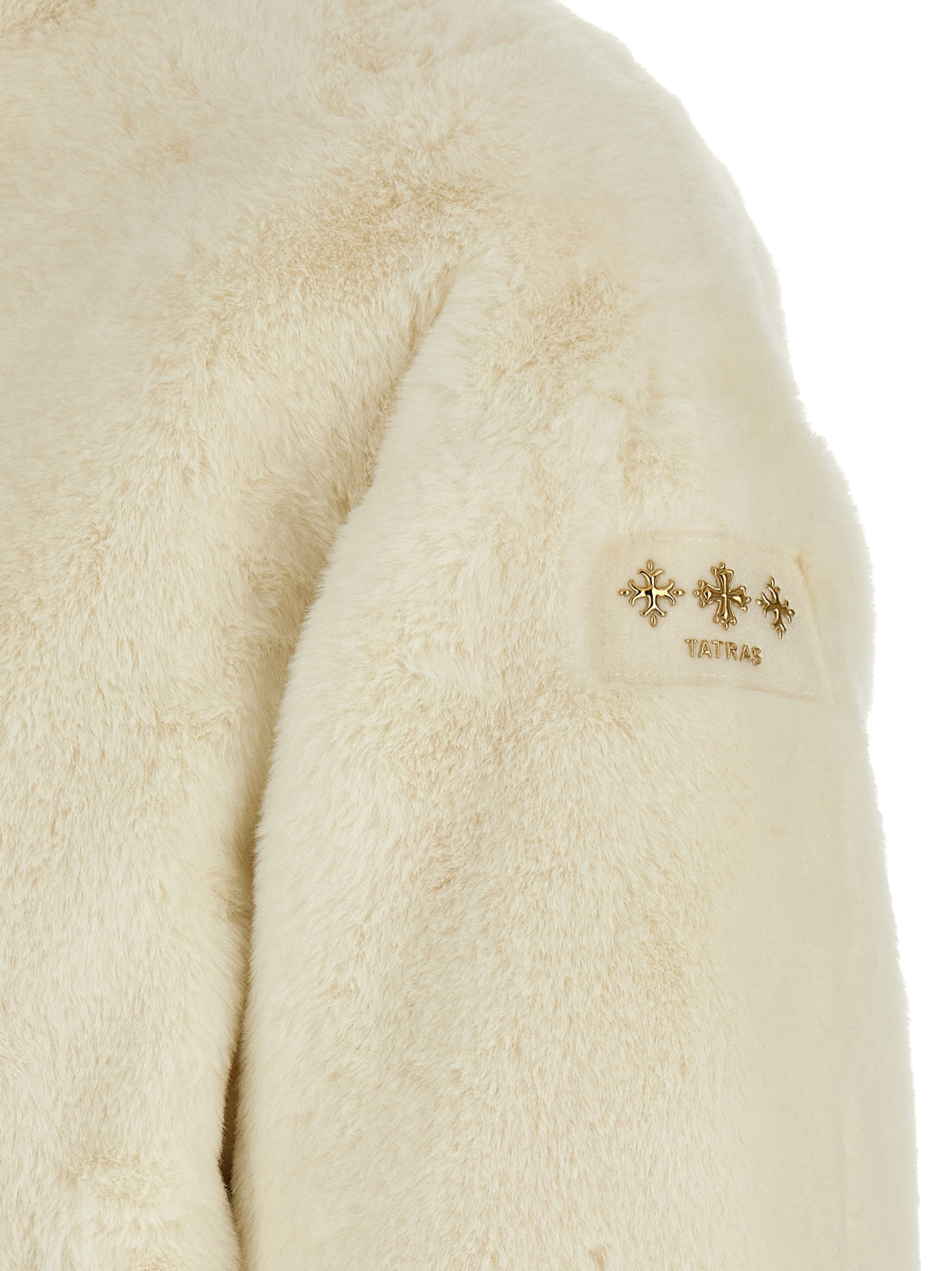 Tatras Weiße Polyester-Jacke in voller Länge