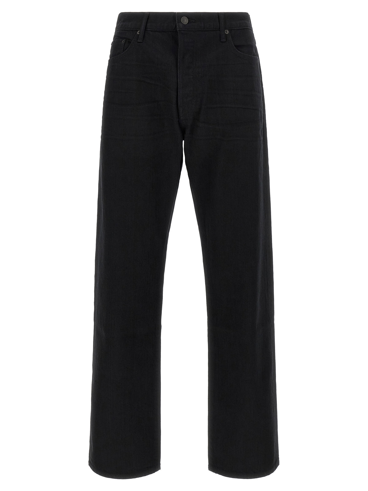 Tom Ford Schwarze Baumwoll-Jeans mit geradem Bein