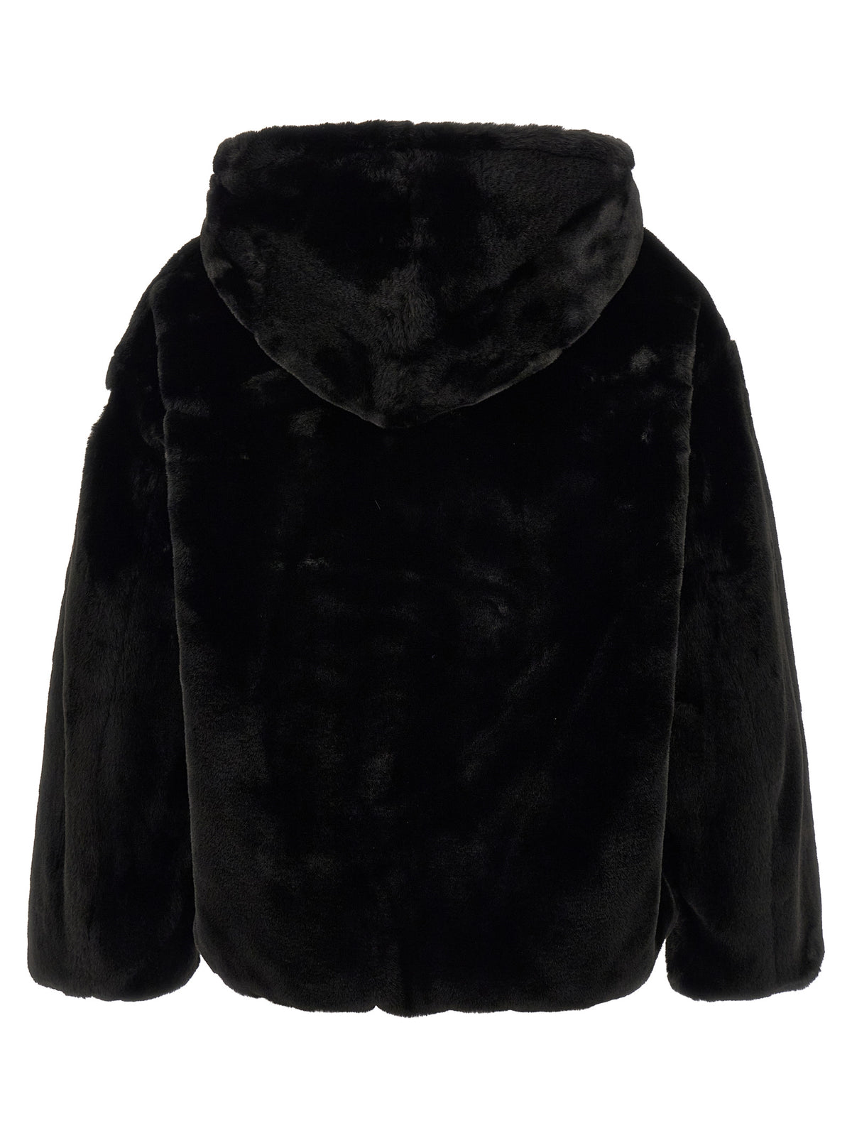 Tatras Schwarze Polyester-Jacke in voller Länge