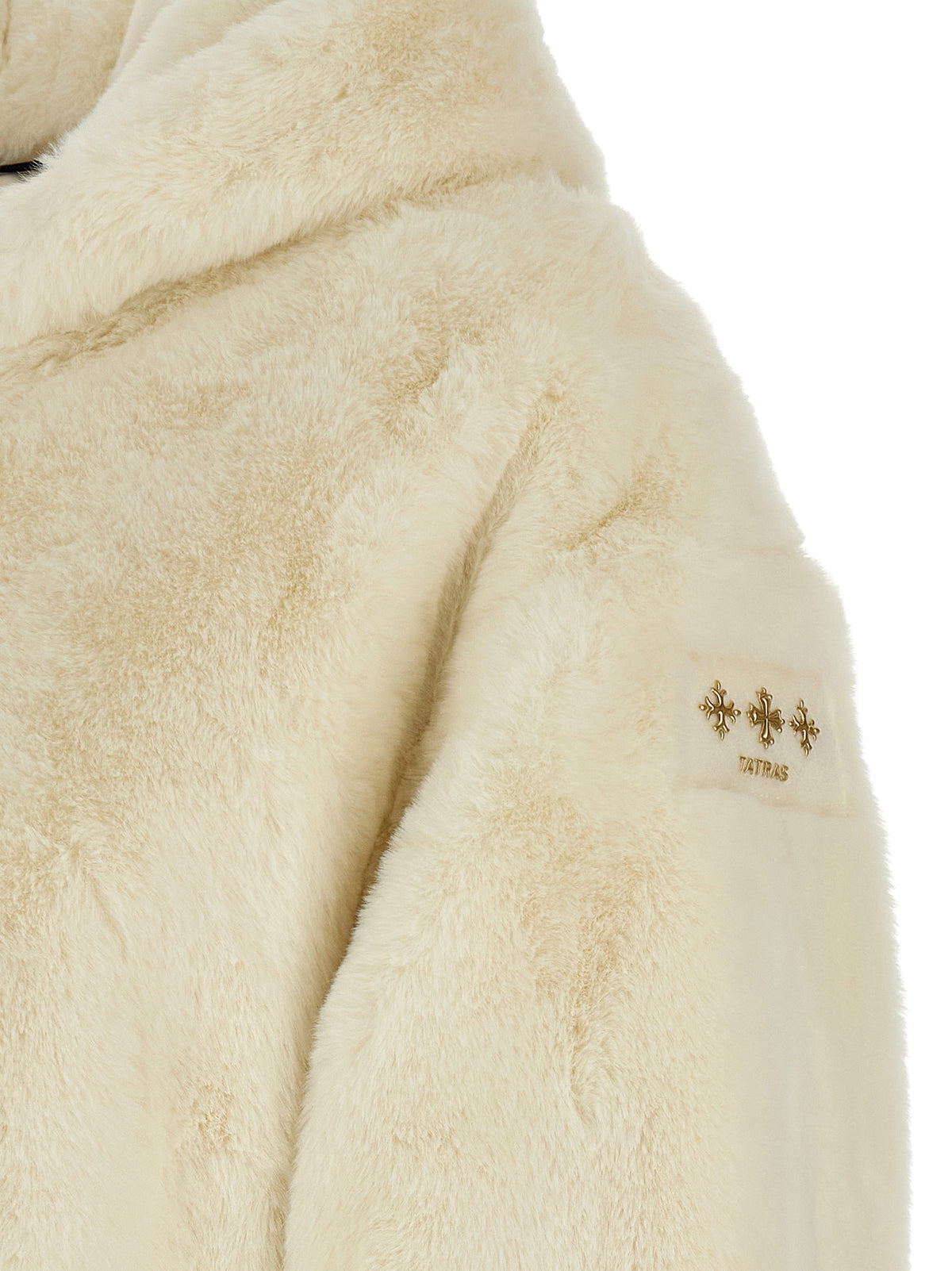 Tatras Weiße Polyester-Jacke in voller Länge