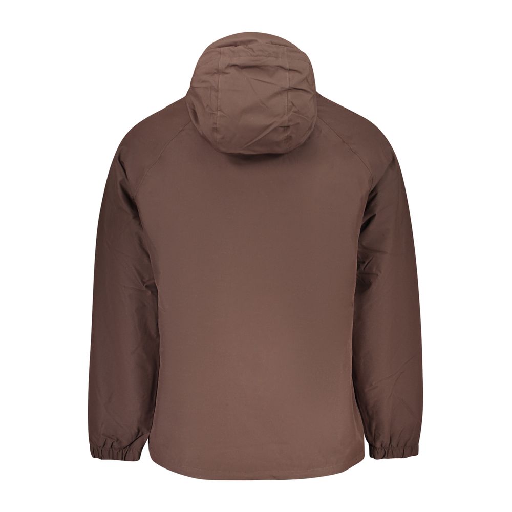 Timberland Braune Polyester-Jacke in voller Länge