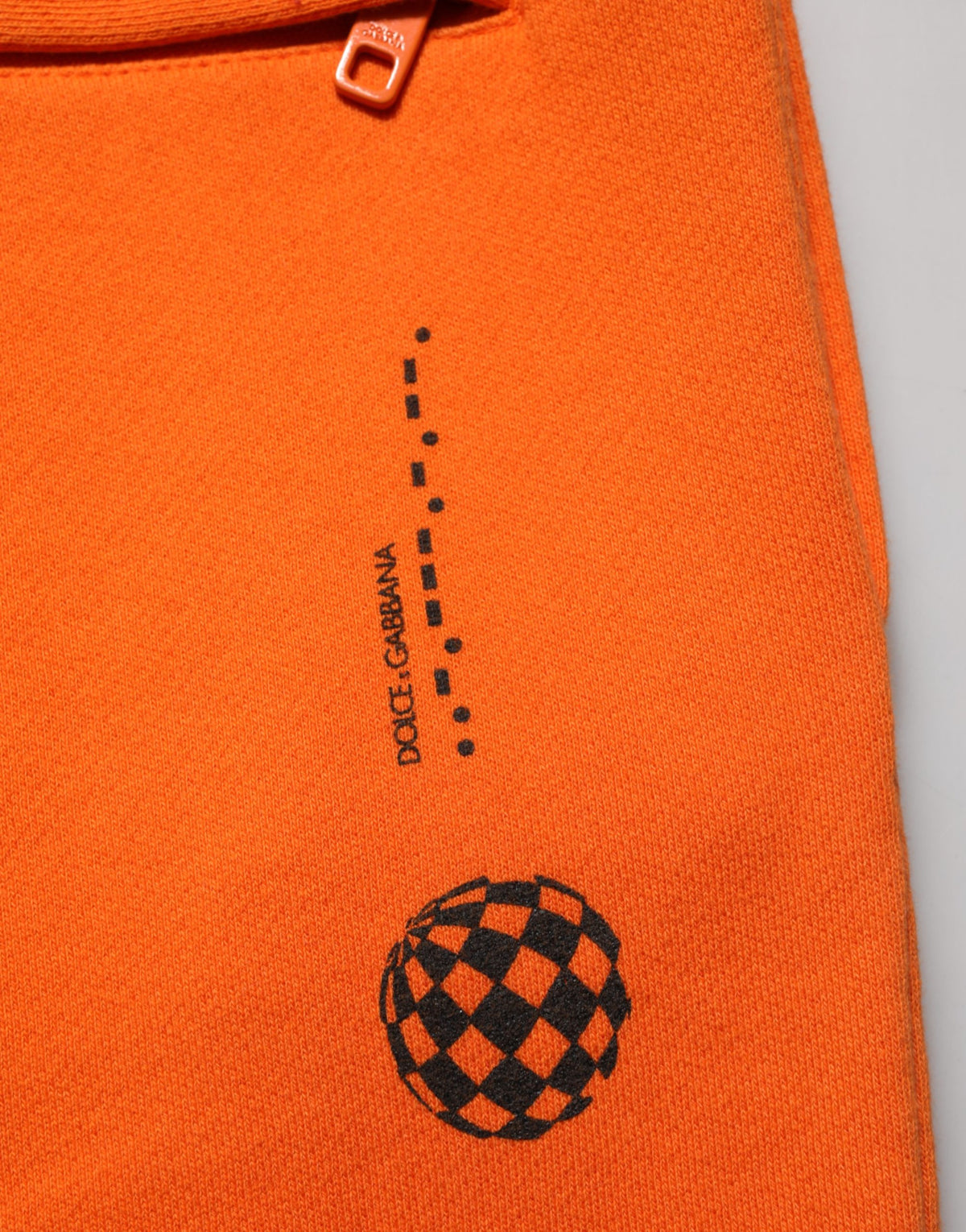 Dolce & Gabbana Orange Baumwoll-Jogginghose DGVIB3 Herren