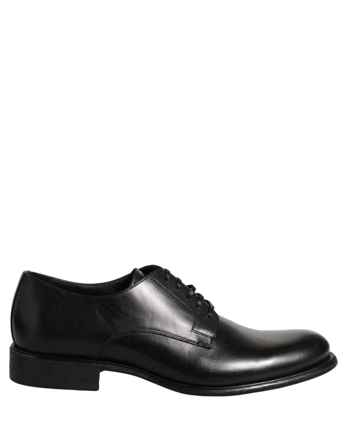 Dolce & Gabbana Schwarze Derby-Schuhe aus Kalbsleder für Herren