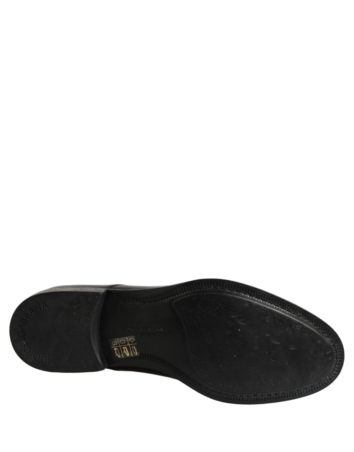 Dolce & Gabbana Schwarze Derby-Schuhe aus Kalbsleder für Herren
