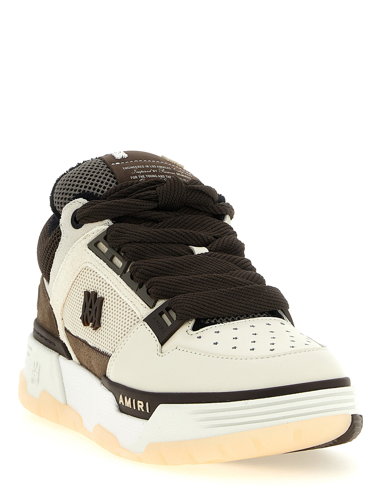 Amiri Braune Kalbsleder Chunky Sneaker