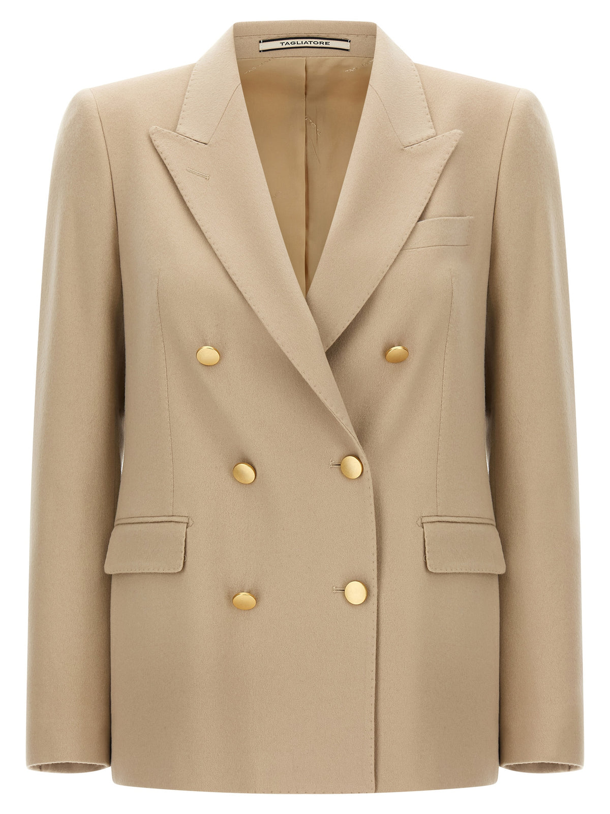 Tagliatore Beiger Kaschmir-Blazer